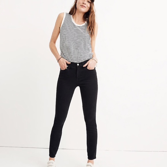 Madewell Denim - Madewell 9" High-Rise skinny jeans Lunar size 26